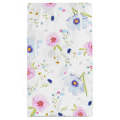 Sac cadeau Motif Fleurs (Dos)