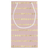 Sac cadeau Motif Gold Foil Diamond (Dos)