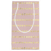 Sac cadeau Motif Gold Foil Diamond (Devant)