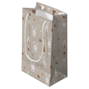 Sac cadeau Motif lapin adorable