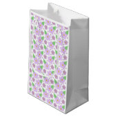 Sac cadeau Motif Lilac Fleurs (Dos Angle)