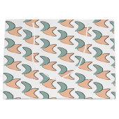 Sac cadeau Motif Retro Atomic Art Crescents (Devant)