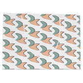 Sac cadeau Motif Retro Atomic Art Crescents (Dos)