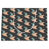 Sac cadeau Motif Retro Atomic Crescents (Devant)