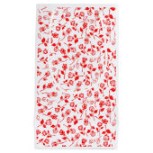 Sac cadeau Motif Rose rouge (Devant)