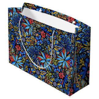Sac cadeau Motif Talavera Bouquet