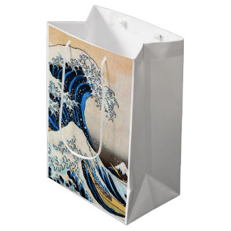 Sac Cadeau Moyen 神奈川沖浪裏, grande vague de 北斎, Hokusai, Ukiyo-e