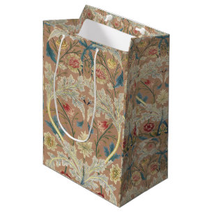 Sac Cadeau Moyen 1875 Broderie florale Vintage William Morris