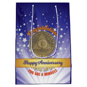 Sac Cadeau Moyen 1 An Récupération Pièce Anniversaire Vous Êtes Un  (Dos)