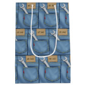 Sac Cadeau Moyen #1 Écran DAD Dans Jean Pocket (Dos)