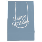 Sac Cadeau Moyen 1er anniversaire Duck Dancing In the Rain Puddle (Dos)