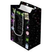Sac Cadeau Moyen 2002 Anniversaire Trivia Fun Fact (Devant Angle)