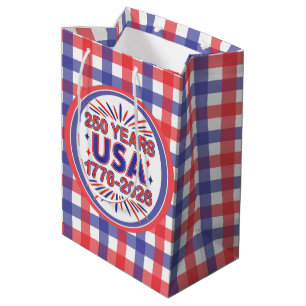 Sac Cadeau Moyen 250 ans USA Semiquinentenaire 1776-2026