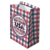 Sac Cadeau Moyen 250 ans USA | Semiquinentenaire 1776-2026 (Dos Angle)