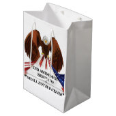 Sac Cadeau Moyen 2e amendement Oreiller (Devant Angle)