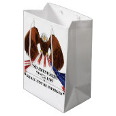 Sac Cadeau Moyen 2e amendement Oreiller (Dos Angle)