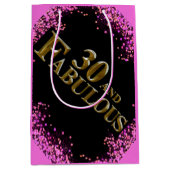 Sac Cadeau Moyen 30e Anniversaire (Devant)