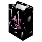 Sac Cadeau Moyen 30e Anniversaire Plumes Sac-cadeau moyen (Devant Angle)