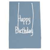 Sac Cadeau Moyen 3e anniversaire Duck Dancing In a Rain Puddle (Dos)