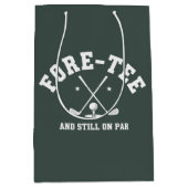 Sac Cadeau Moyen 40th Birthday Golf 40th Birthday Gift Golfing  (Devant)