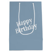 Sac Cadeau Moyen 4e anniversaire Duckkling Dancing in a Puddle (Dos)