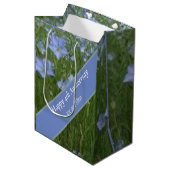 Sac Cadeau Moyen 4e anniversaire Mariage modifiable (Devant Angle)