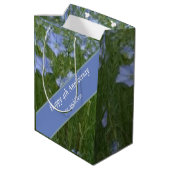 Sac Cadeau Moyen 4e anniversaire Mariage modifiable (Dos Angle)