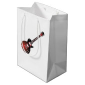 Sac Cadeau Moyen 50th Mens 🎸 🤣 Rockstar Anniversaire Guitare Funk (Dos Angle)
