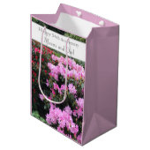 Sac Cadeau Moyen 54e anniversaire du Mariage (Devant Angle)