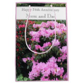 Sac Cadeau Moyen 54e anniversaire du Mariage (Devant)
