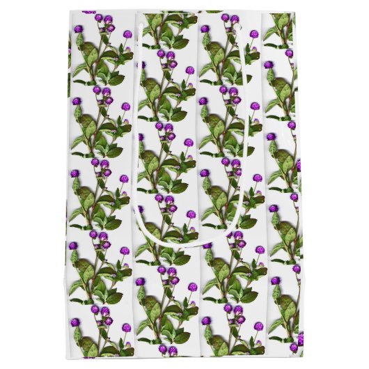 Sac Cadeau Moyen 56e anniversaire du Mariage Globe Amaranth (Dos)