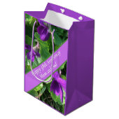 Sac Cadeau Moyen 58e anniversaire du Mariage (Devant Angle)