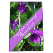 Sac Cadeau Moyen 58e anniversaire du Mariage (Dos)