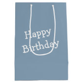 Sac Cadeau Moyen 6e anniversaire Duckkling Dancing in a Puddle (Dos)