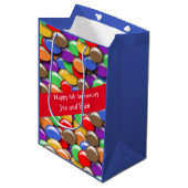 Sac Cadeau Moyen 6th Wedding Anniversary Candy, (Devant Angle)