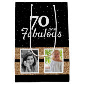 Sac Cadeau Moyen 70 et Fabulous Gold Parties scintillant 2 Photo 70 (Dos)