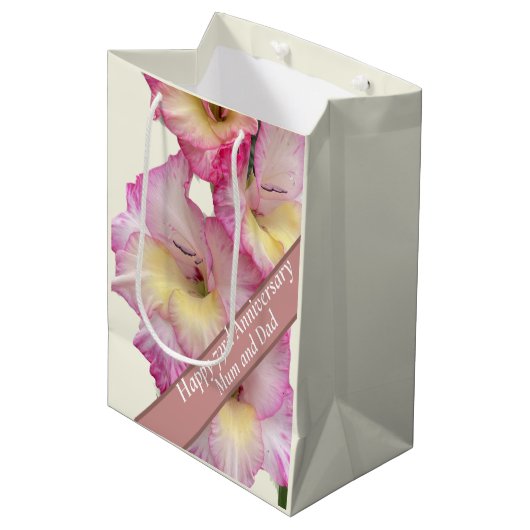 Sac Cadeau Moyen 73e anniversaire modifiable (Devant Angle)