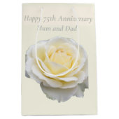 Sac Cadeau Moyen 75e anniversaire modifiable (Devant)