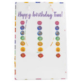 Sac Cadeau Moyen 7 chakra aquarelle art (Devant)