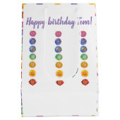 Sac Cadeau Moyen 7 chakra aquarelle art (Dos)