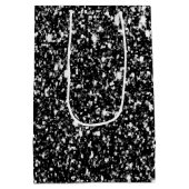 Sac Cadeau Moyen 80e anniversaire Ballons sur Parties scintillant n (Dos)