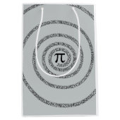 Sac Cadeau Moyen A sPIral pour Pi Cliquez sur Personnaliser Changer (Devant)