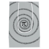 Sac Cadeau Moyen A sPIral pour Pi Cliquez sur Personnaliser Changer (Dos)