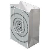 Sac Cadeau Moyen A sPIral pour Pi Cliquez sur Personnaliser Changer (Dos Angle)