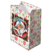Sac Cadeau Moyen A Sweet Old-Fashioned Christmas | Mr and Mrs Claus (Devant Angle)