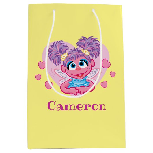 Sac Cadeau Moyen Abby Cadabby Valentine Hearts Graphisme (Devant)