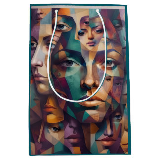 Sac Cadeau Moyen Abstract