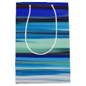 Sac Cadeau Moyen Abstract #2: Blue blur (Devant)