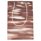 Sac Cadeau Moyen Abstract #3: Copper Rose Gold (Devant)