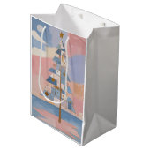 Sac Cadeau Moyen Abstract Christmas Geometry (Devant Angle)